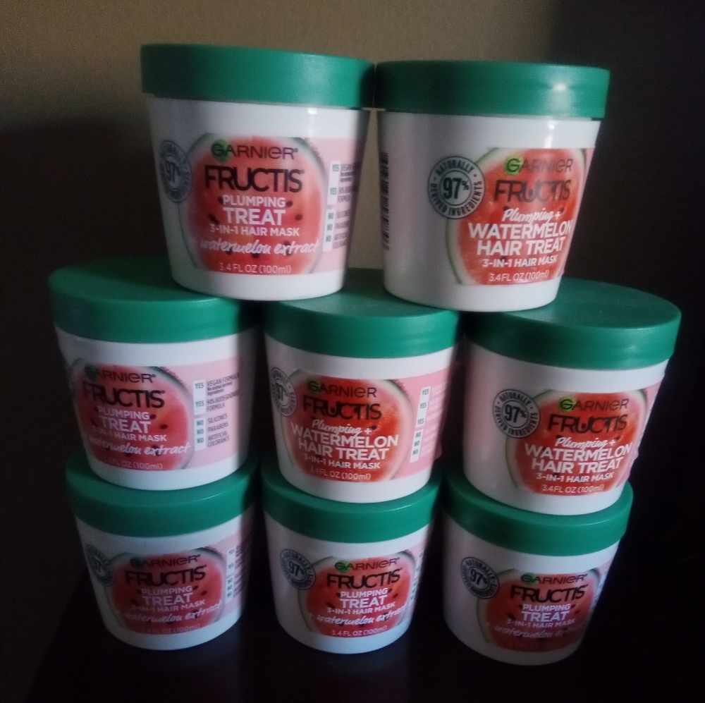 Garnier Fructis Watermelon Hair Mask - Lot Of 8